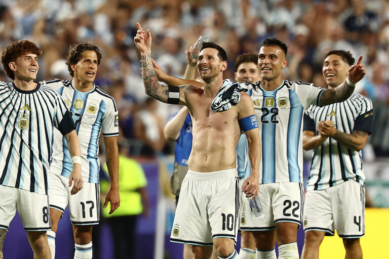 Argentina’s ‘gangster granny’ celebrates World Cup victory