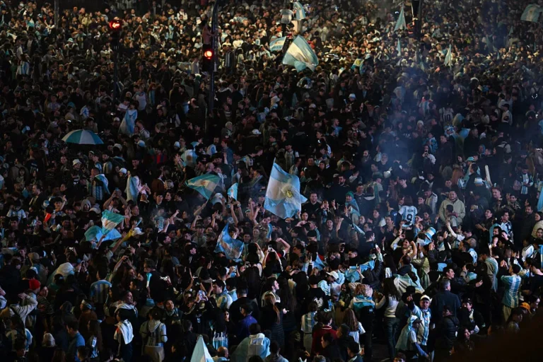 Argentina Celebrates Obelisco Party After Reaching the Final