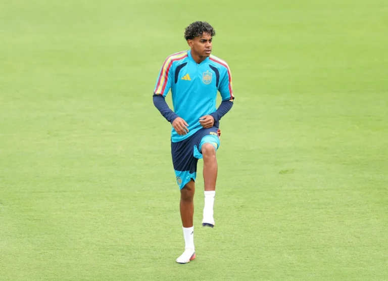 Lamine Yamal Injured in Spain Training Session Lamine Yamal Injured in Spain Training Session