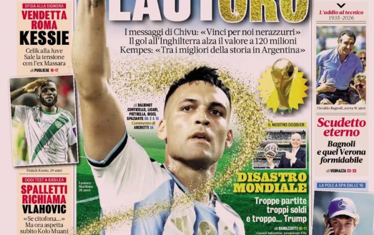 Today’s Papers: Lautaro Shines as Roma Seeks Revenge ലൗട്ടാരോയുടെ ഗോളിൽ ഇന്റർ മിലാൻ ജയം; റോമയ്ക്ക് തിരിച്ചടി