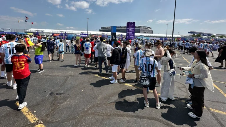 Trump’s Attendance Leads to Long Queues at World Cup Final Trump's Attendance Leads to Long Queues at World Cup Final