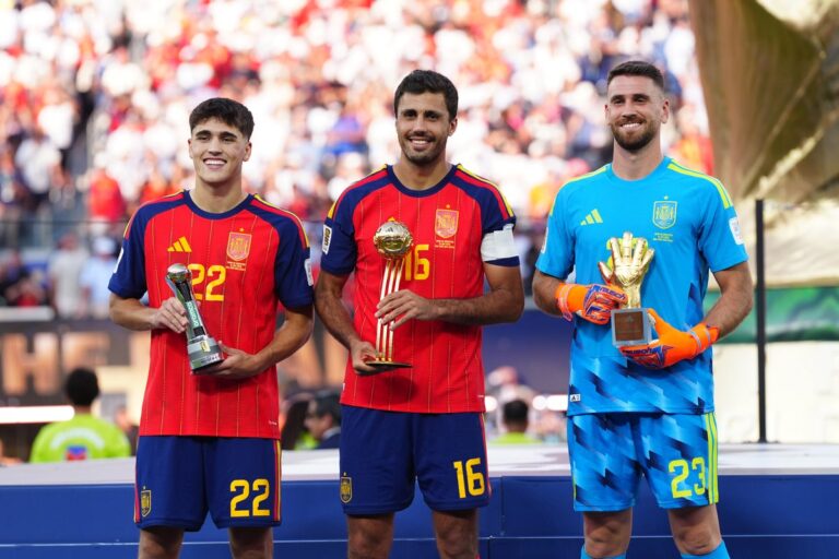 Spain Dominates World Cup 2026 Awards with Rodri, Unai Simon, and Pau Cubarsi Spain Dominates World Cup 2026 Awards with Rodri, Unai Simon, and Pau Cubarsi