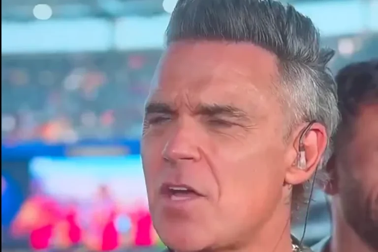 Robbie Williams Responds to World Cup Final TV Incident Involving White Object Robbie Williams Responds to World Cup Final TV Incident Involving White Object