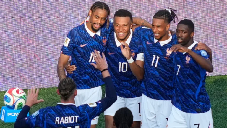 Fans in a frenzy over mysterious marks on France’s star player Photo: The Indian Express