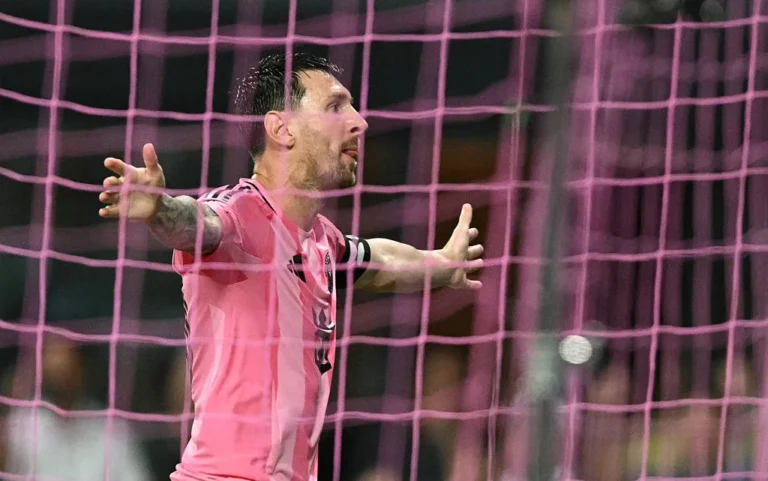 Messi Scores Two Goals in First Start Since World Cup