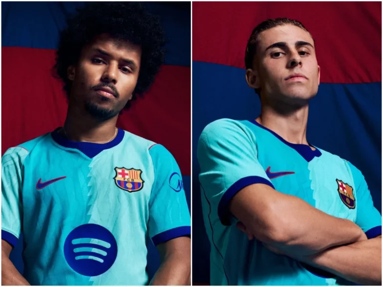 La Masia Unveils Nostalgic 26/27 Third Kit for Barça Fans नस्टेल्जिया और ला मासिया की झलक: बार्सिलोना ने जारी की 2026-27 सीजन की तीसरी किट