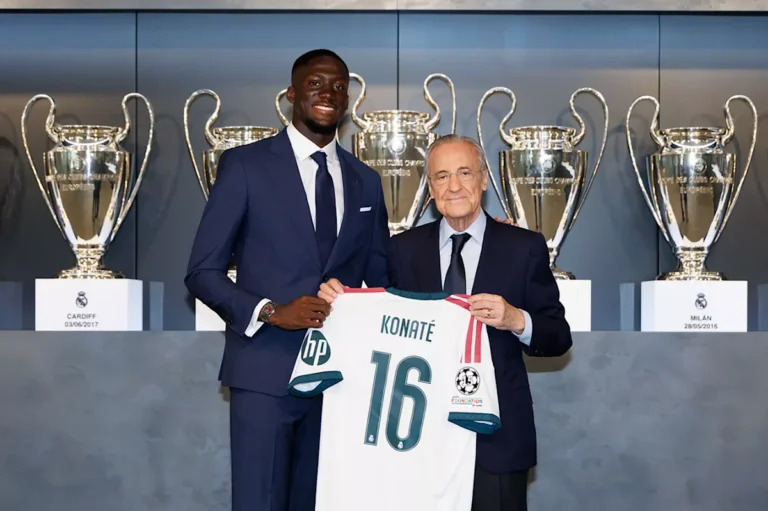 Real Madrid Unveils Konaté as New Signing रियल मैड्रिड ने कोनाटे को अपनी टीम में शामिल किया