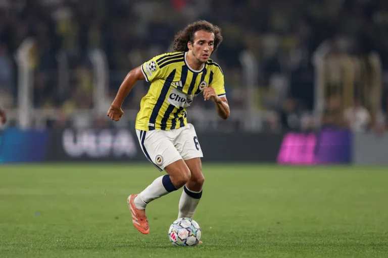 Matteo Guendouzi Triggers Brawl After Fenerbahce’s Champions League Win Over Lyon You are a professional Malayalam news headline writer. Task: Rewrite or generate a Malayalam news headline based on the given content. Requirements: Keep all factual information exactly the same Do not add or remove details Keep it short, clear, and precise Style: Use active voice Write in natural, human-like Malayalam Follow standard Malayalam newspaper headline style Make it engaging but not sensational Avoid dramatic, emotional, or exaggerated words Avoid overly formal or academic language Ensure smooth grammatical flow SEO: Include the primary keyword naturally in the headline if possible Do not force keywords Output: Return only the headline No explanations or extra text Matteo Guendouzi sparks massive brawl after Fenerbahce beat Lyon to qualify for the Champions League