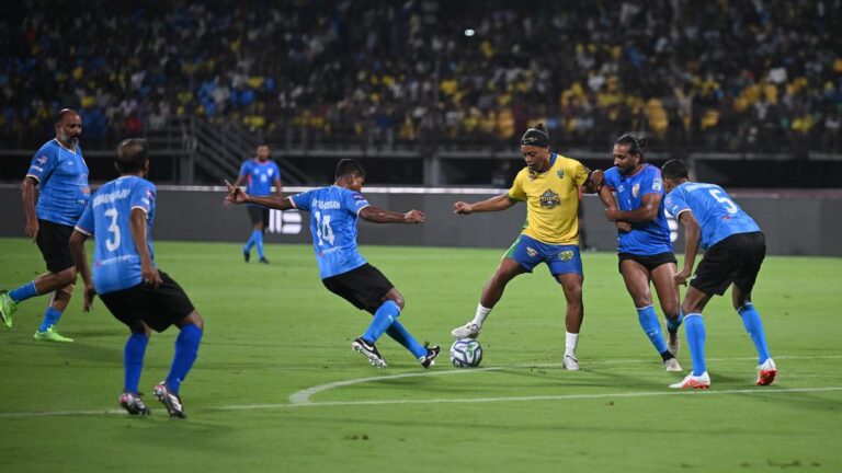 ഇന്ത്യൻ ഓൾ സ്റ്റാർസിനെതിരായ വിജയം; ബ്രസീൽ ഇതിഹാസങ്ങൾക്ക് ജയം